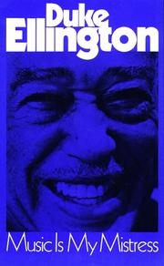 Front cover of Music is my mistress by Duke Ellington