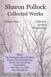 Cover of Sharon Pollock by Sharon Pollock