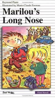 Cover of Marilou's Long Nose by Raymond Plante
