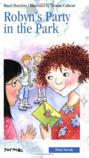 Front cover of Robyns Party-In-The-Park by Hazel J. Hutchins
