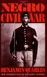 Front cover of The Negro in the Civil War by Benjamin Quarles