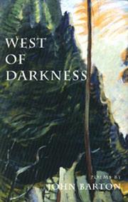 Front cover of West of darkness by Barton, John