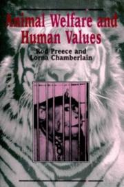 Front cover of Animal Welfare and Human Values by Rod Preece