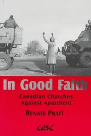 Cover of In good faith by Renate Pratt