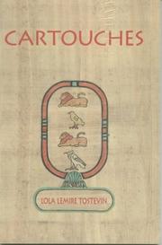 Front cover of Cartouches by Lola Lemire Tostevin