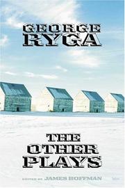 Cover of The other plays by George Ryga