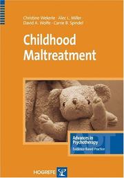 Front cover of Childhood maltreatment by Christine Wekerle