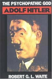 Front cover of The psychopathic god by Robert G. L. Waite