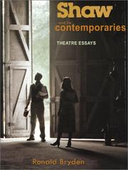 Front cover of Shaw and his contemporaries by Ronald Bryden