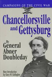 Front cover of Chancellorsville and Gettysburg by Abner Doubleday