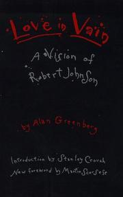 Cover of Love in vain by Alan Greenberg