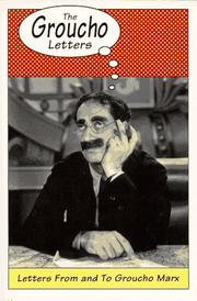 Front cover of The Groucho letters by Groucho Marx