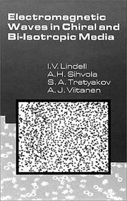 Front cover of Electromagnetic waves in chiral and Bi-isotropic media by Ismo V. Lindell