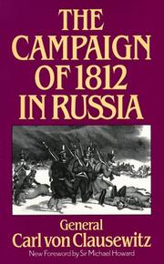 Front cover of Feldzug 1812 in Russland by Carl von Clausewitz