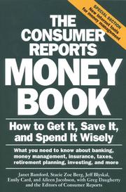 Front cover of The Consumer reports money book by Stacie Zoe Berg