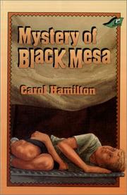 Front cover of Mystery of Black Mesa by Carol Hamilton
