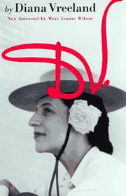 Cover of D.V by Diana Vreeland