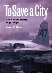 Front cover of To save a city by Miller, Roger G.