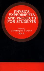Cover of Physics Experiments And Projects For Students by C. Isenberg