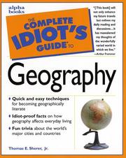 Cover of The complete idiot's guide to geography by Thomas E. Sherer