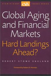 Front cover of Global aging and financial markets by Robert Stowe England