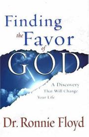 Cover of Finding the Favor of God by Ronnie Floyd