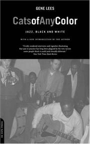 Front cover of Cats of Any Color by Gene Lees