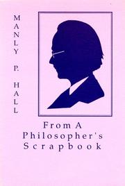 Cover of From A Philosopher's Scrapbook by Manly Palmer Hall