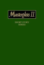 Front cover of Masterplots II by Frank N. Magill