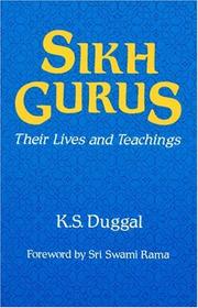 Front cover of The Sikh gurus by Kartar Singh Duggal