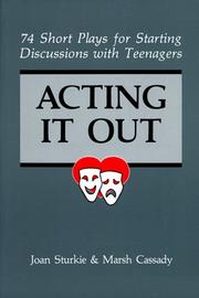 Cover of Acting it out by Joan Sturkie