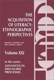 Front cover of The Acquisition of literacy by Bambi B. Schieffelin