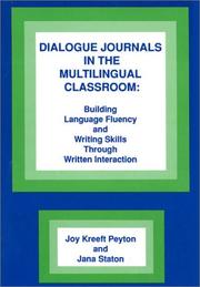 Front cover of Dialogue journals in the multilingual classroom by Joy Kreeft Peyton