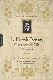 Cover of L. Frank Baum by Katharine M. Rogers