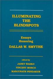 Cover of Illuminating the Blindspots by Janet Wasko