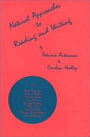 Front cover of Natural approaches to reading and writing by Patricia Antonacci