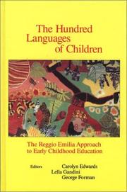Front cover of The hundred languages of children by Carolyn P. Edwards