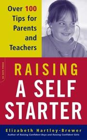 Front cover of Raising a Self-Starter by Elizabeth Hartley-Brewer