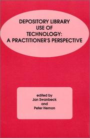 Front cover of Depository library use of technology by Jan Swanbeck