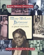 Front cover of Mary McLeod Bethune by Patricia McKissack