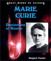 Cover of Marie Curie by Margaret Poynter