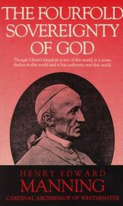 Cover of The fourfold sovereignty of God by Henry Edward Manning