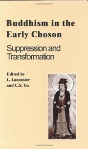 Cover of Buddhism in the early Chosŏn by Lewis R. Lancaster