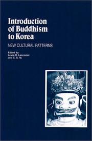 Cover of Introduction of Buddhism to Korea by Lewis R. Lancaster