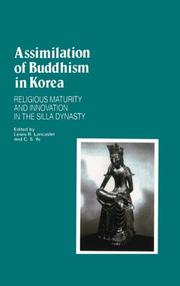 Cover of Assimilation of Buddhism in Korea by Lewis R. Lancaster