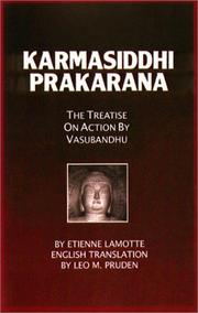 Cover of Abhidharmakośabhāṣyaṃ by Vasubandhu