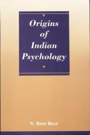 Front cover of The origins of Indian psychology by N. Ross Reat