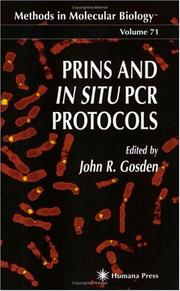 Front cover of PRINS and in situ PCR protocols by John R. Gosden