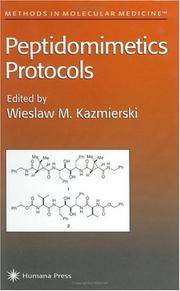 Front cover of Peptidomimetics protocols by Wieslaw M. Kazmierski