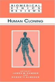 Cover of Human cloning by James M. Humber